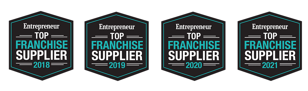 Entrepreneur Top Franchise Supplier Awards 2018 to 2021