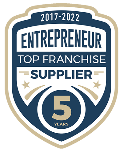 2017 to 2022 Entreprenuer Magazine Top Franchise Supplier